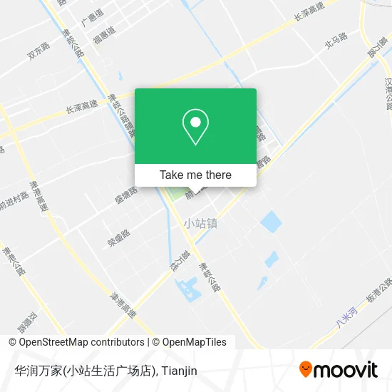 华润万家(小站生活广场店) map