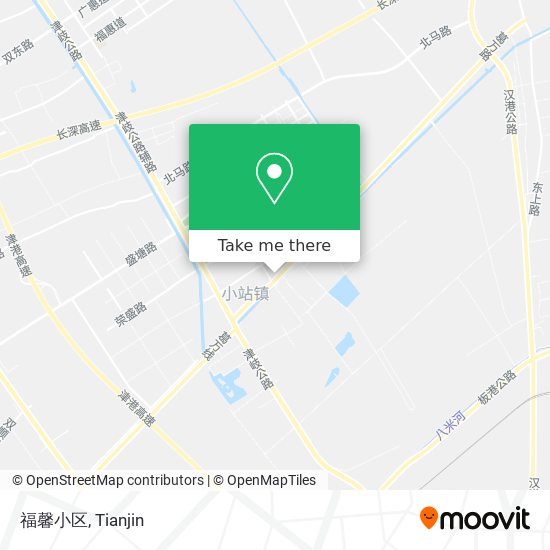 福馨小区 map