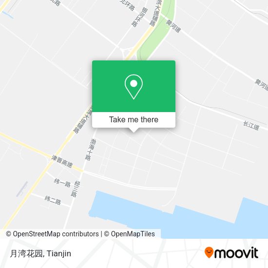 月湾花园 map