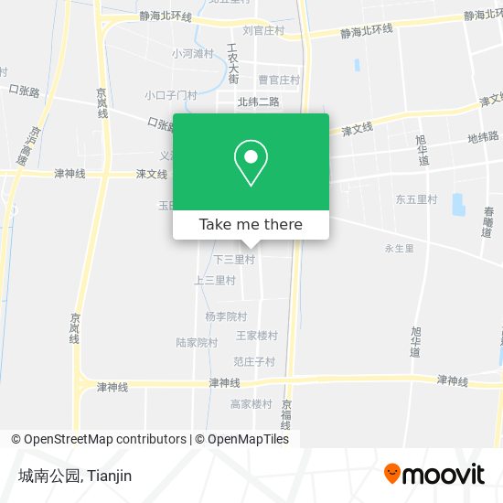 城南公园 map