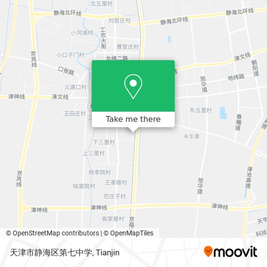 天津市静海区第七中学 map