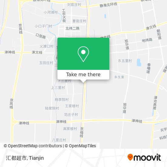 汇都超市 map