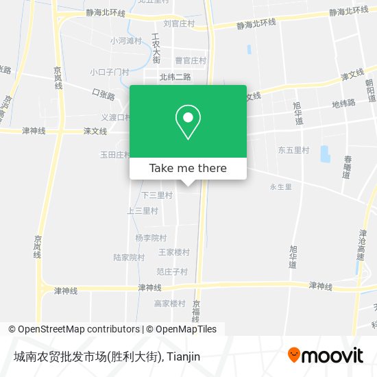 城南农贸批发市场(胜利大街) map