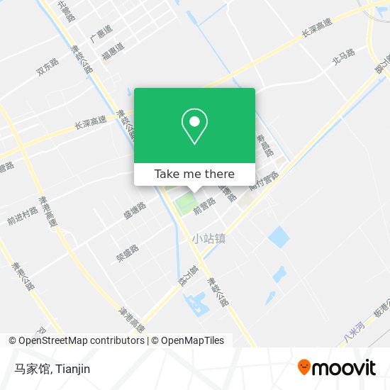 马家馆 map