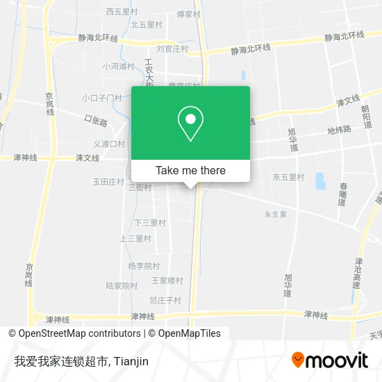 我爱我家连锁超市 map