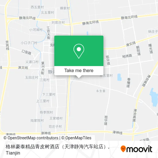 格林豪泰精品青皮树酒店（天津静海汽车站店） map