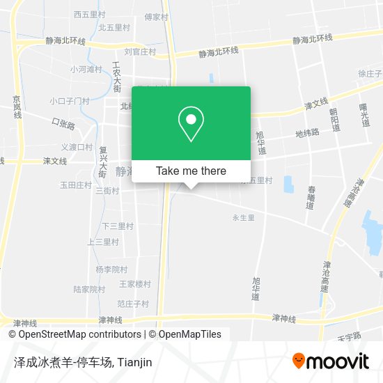 泽成冰煮羊-停车场 map