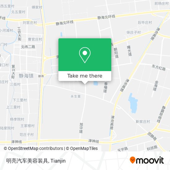明亮汽车美容装具 map