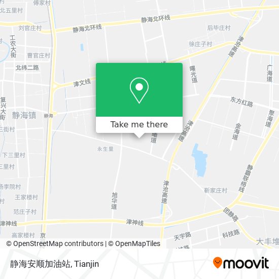 静海安顺加油站 map