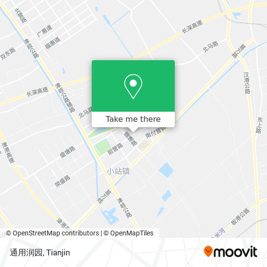 通用润园 map