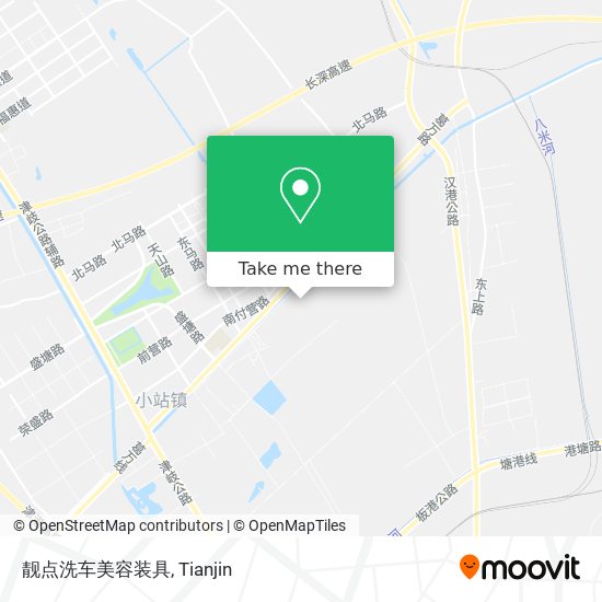 靓点洗车美容装具 map