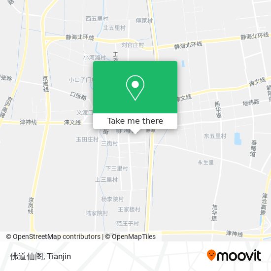 佛道仙阁 map