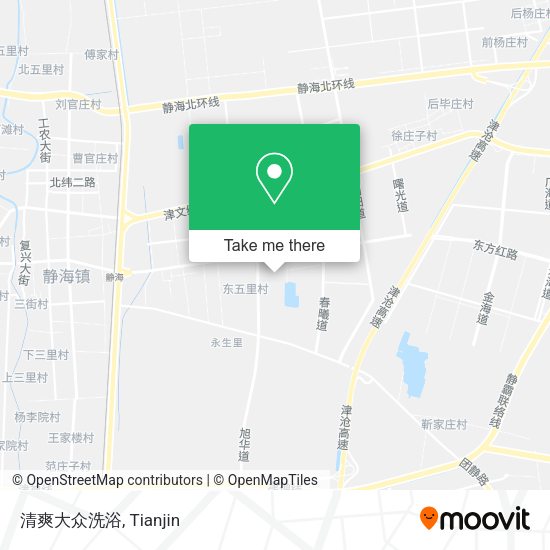 清爽大众洗浴 map