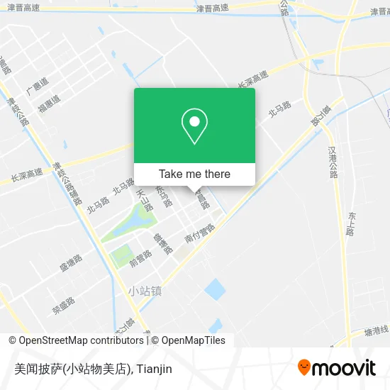 美闻披萨(小站物美店) map