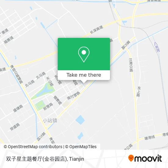 双子星主题餐厅(金谷园店) map