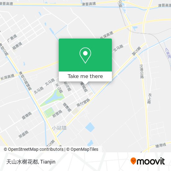 天山水榭花都 map