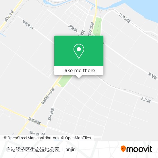 临港经济区生态湿地公园 map