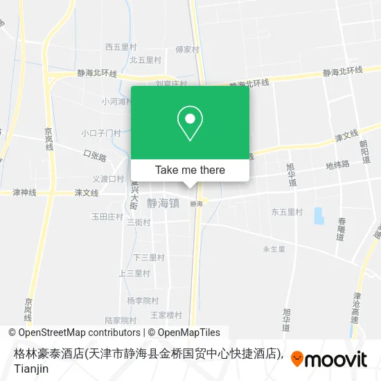 格林豪泰酒店(天津市静海县金桥国贸中心快捷酒店) map