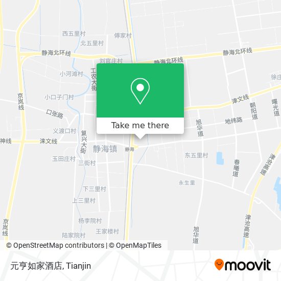 元亨如家酒店 map