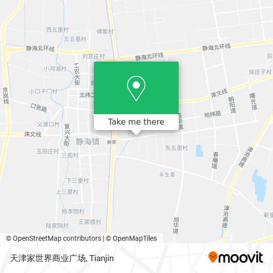 天津家世界商业广场 map