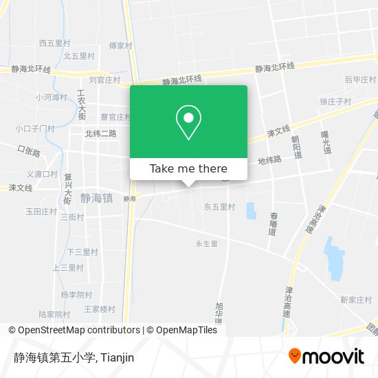静海镇第五小学 map