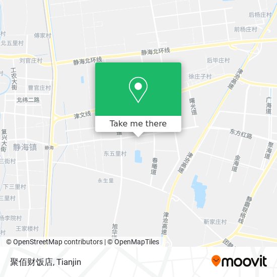 聚佰财饭店 map