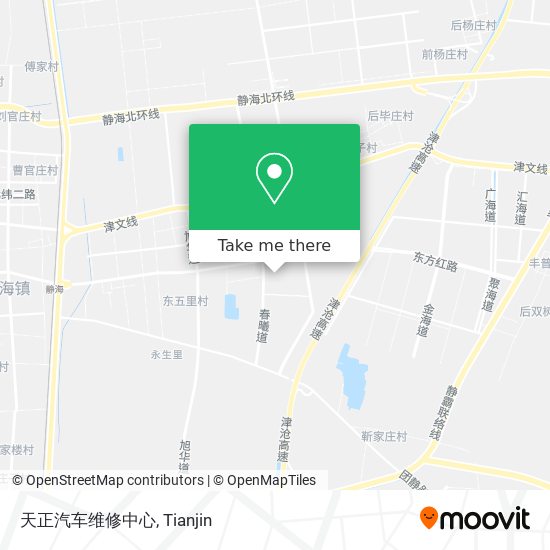 天正汽车维修中心 map
