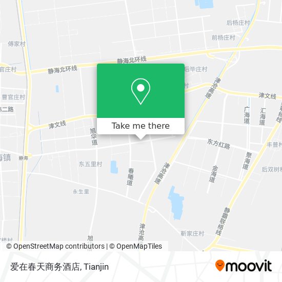 爱在春天商务酒店 map