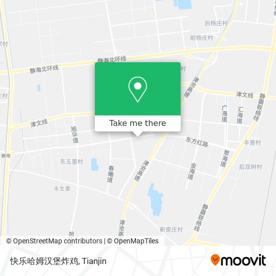 快乐哈姆汉堡炸鸡 map
