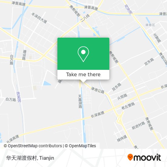 华天湖渡假村 map
