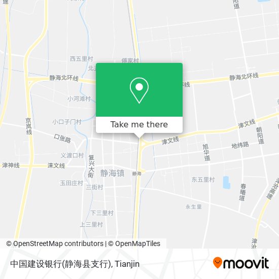 中国建设银行(静海县支行) map