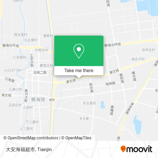 大安海福超市 map