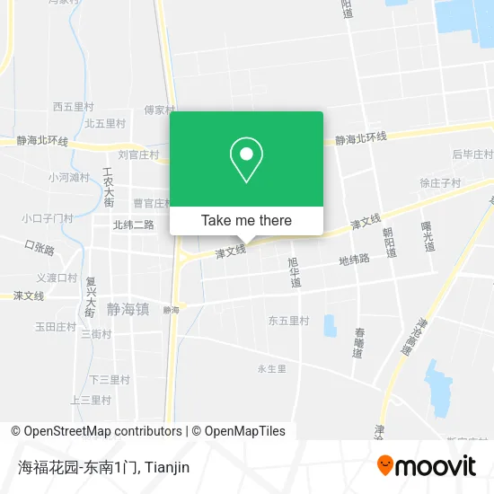 海福花园-东南1门 map