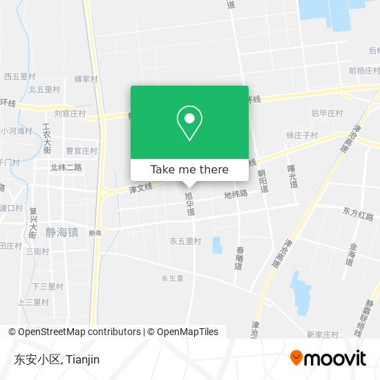 东安小区 map