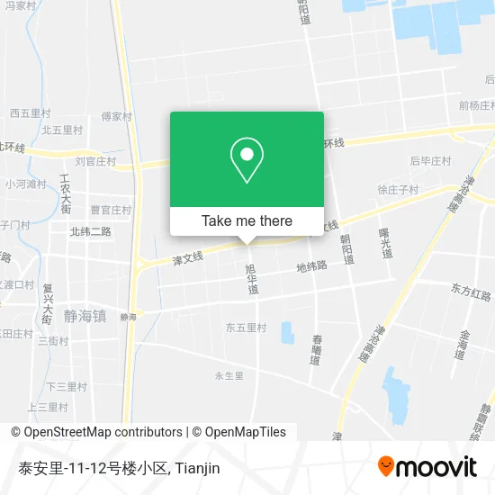 泰安里-11-12号楼小区 map