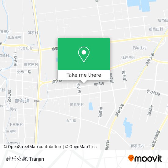 建乐公寓 map