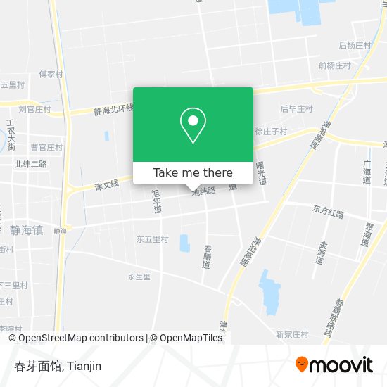 春芽面馆 map