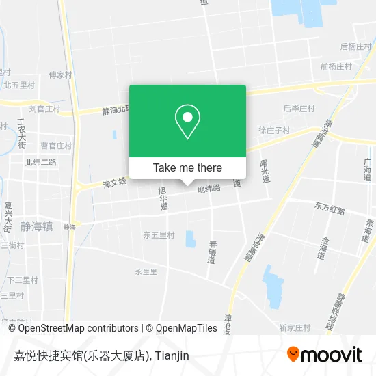 嘉悦快捷宾馆(乐器大厦店) map