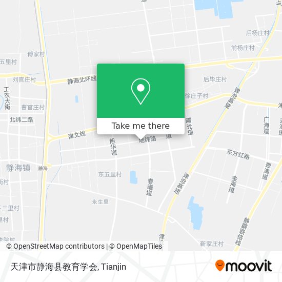 天津市静海县教育学会 map