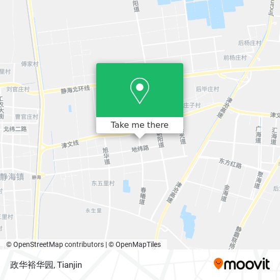 政华裕华园 map