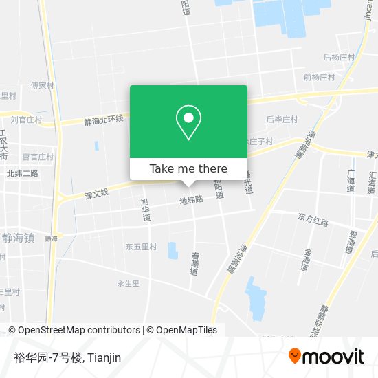 裕华园-7号楼 map