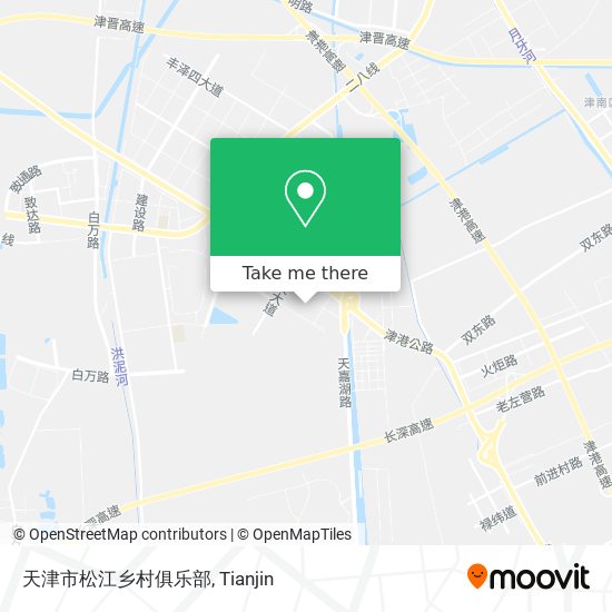 天津市松江乡村俱乐部 map