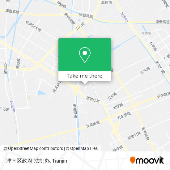 津南区政府-法制办 map
