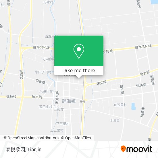 泰悦欣园 map