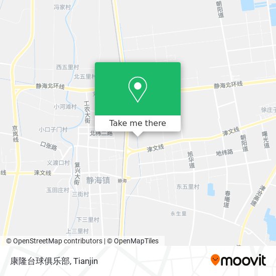 康隆台球俱乐部 map