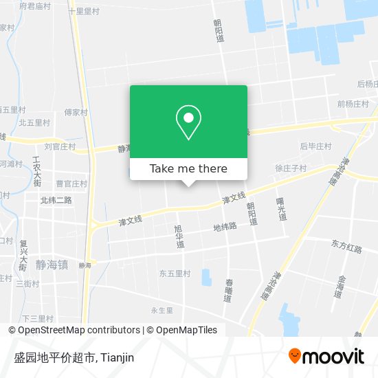 盛园地平价超市 map