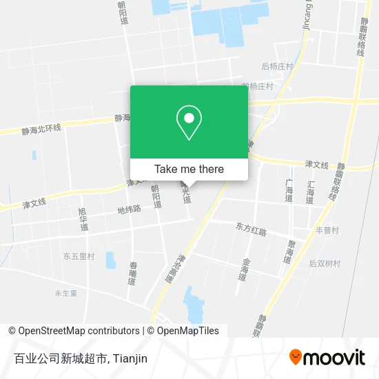 百业公司新城超市 map