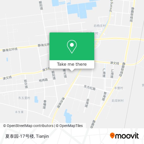 夏泰园-17号楼 map