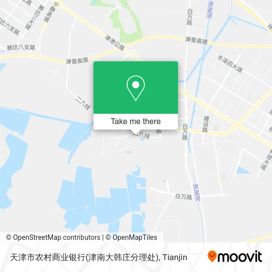 天津市农村商业银行(津南大韩庄分理处) map