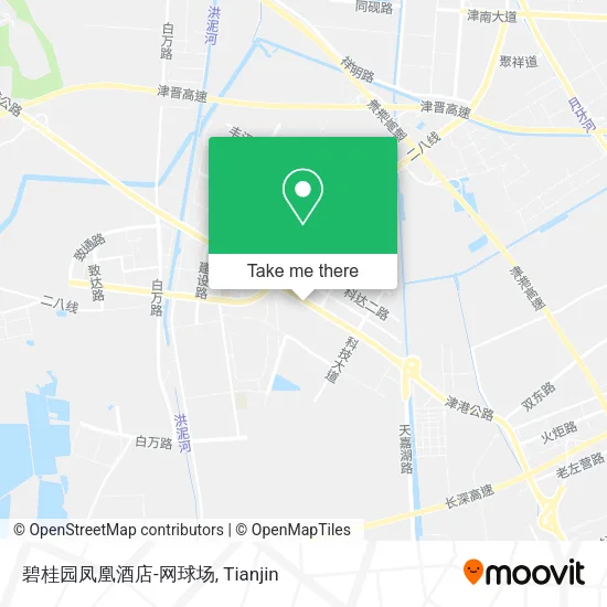 碧桂园凤凰酒店-网球场 map